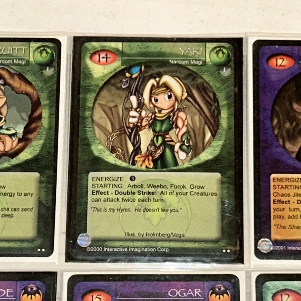 Magi Nation Duel - Orothe Magi - Awakening - Trading Card Lot Of 9 B4